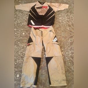 THOR MX STATIC COMBO JERSEY SIZE XL AND PANTS SIZE 40! EXCELLENT CONDITION!
